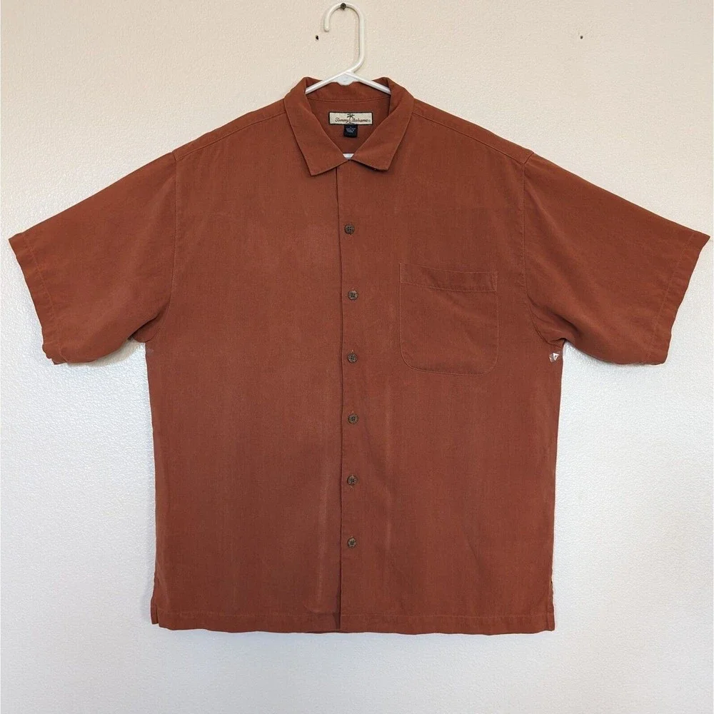 Tommy Bahama Basic Training Silk Shirt Men's L Martini Glass Golf Club Weights - Picture 4 of 7